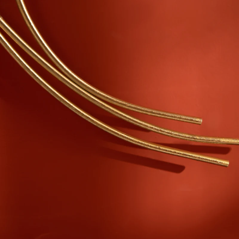 HOMCOM 3D Metall Wanddekoration, Goldene Wandkunst mit Ginkgo-Blättern 138x70cm