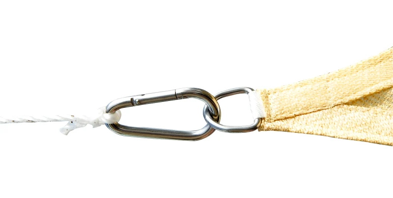 Outsunny Quadratisches Sonnensegel für den Außenbereich aus atmungsaktivem HDPE, UV-Schutz 95%, 360x360 cm