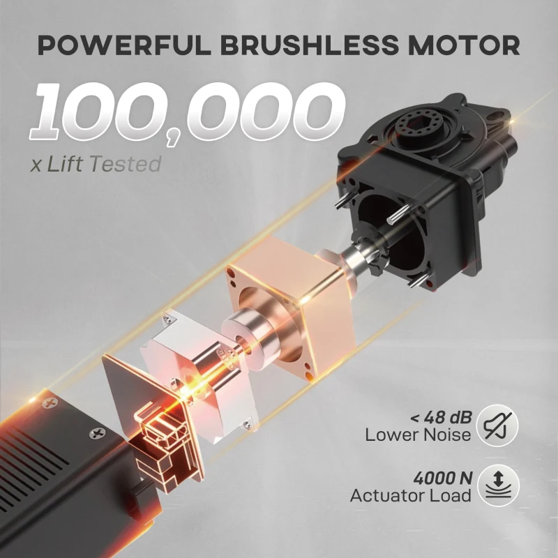 HOMCOM Fotoliu Reclinabil Electric Silențios cu Suport pentru Picioare Negru