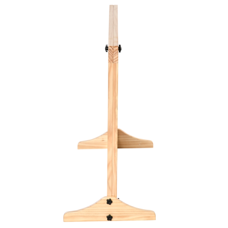 PawHut Hundeschutzgitter, Treppenschutzgitter, 180 cm hoch, höhenverstellbar, Natur + Schwarz