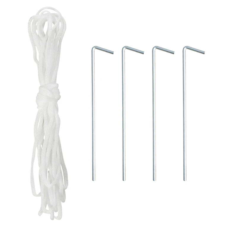 Outsunny 2H x 3.5L x 3W (m) Walk-in Tunnel PE Mesh Greenhouse White