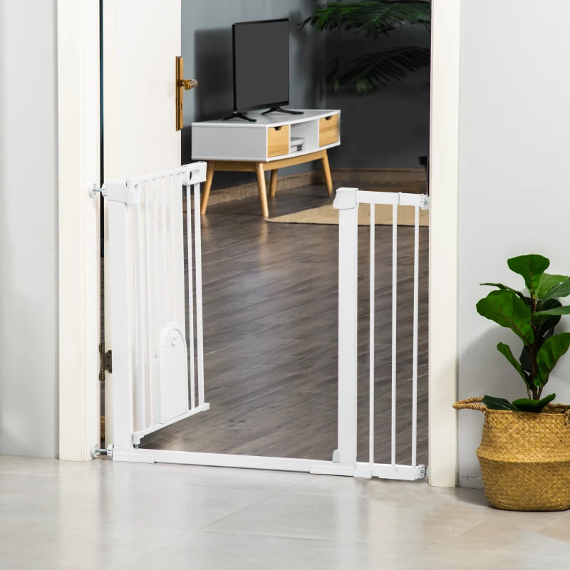 PawHut hondenhekje 131 cm x 2 cm x 76 cm(m-13)