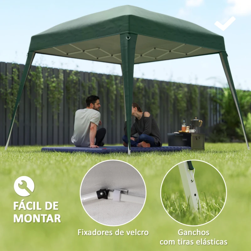 Outsunny Toldo de Substituição para Tenda 3x3m Teto de Reposição para Tenda Dobrável de Jardim em Tecido Oxford com Proteção UPF 50+ Verde