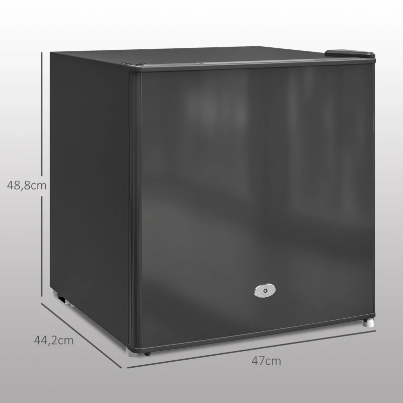 HOMCOM Mini-Vriezer 35 L Vriesbox Elektrisch Vrijstaand 45 W Mini Vriezer 47 x 44,2 x 48,8 cm Zwart(m-3)