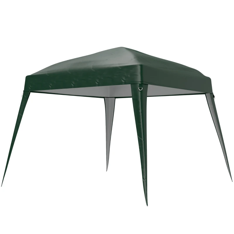 Outsunny Toldo de Recambio para Carpa Plegable de 2,4x2,4 m con Protección Solar UPF 50+ y Cierres de Velcro Verde SOLO TOLDO