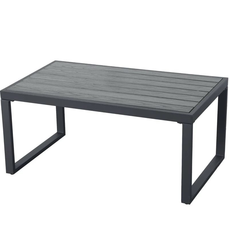 Garten-Loungestuhl-Set, mit Zweiersofa, 2 Einzelsofas und 1 Couchtisch, handgewebtem Seil, Grau