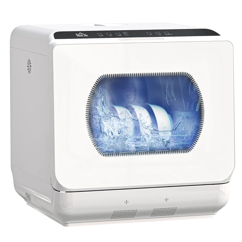 HOMCOM Multi-Program 6L Tabletop Dishwasher(m-10)