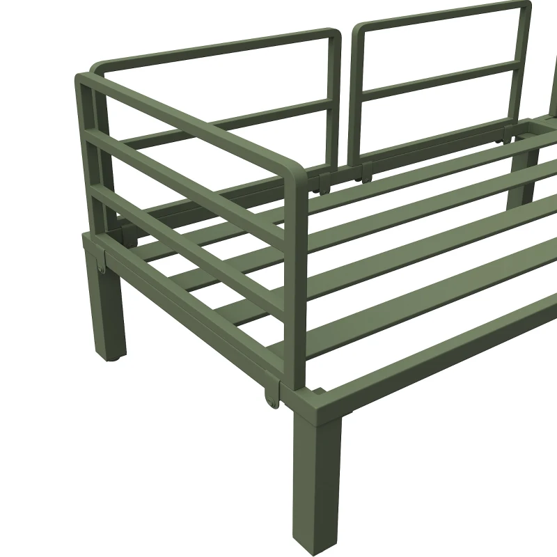 Juego de Muebles de Jardín para 4-5 Asientos 1 Mesa de Centro de Vidrio Templado Cómodos Cojines y Almohadas Beige