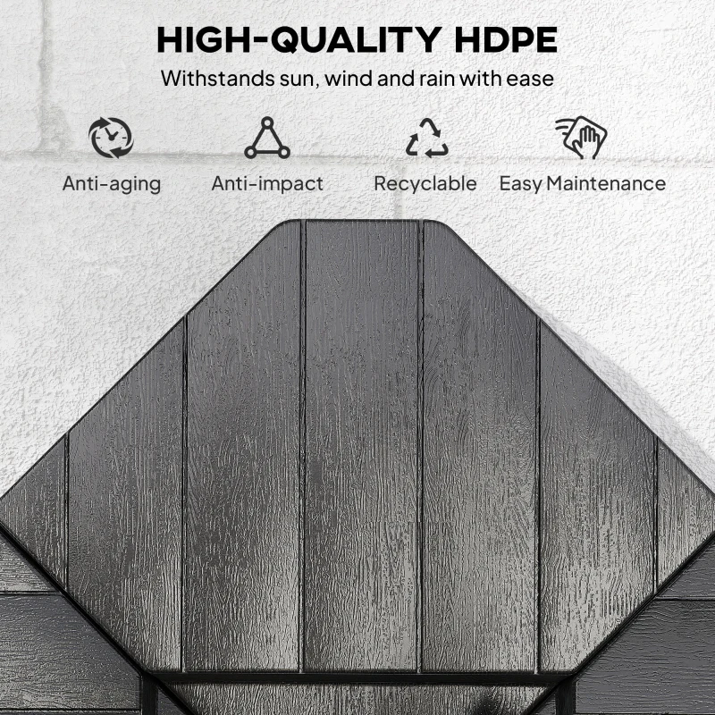 Outsunny Umbrella Weights for Cantilever Parasols, Set of 4 Heavy Duty Parasol Base Stand Weights, 80kg Sand or 60kg Water Filled, Black