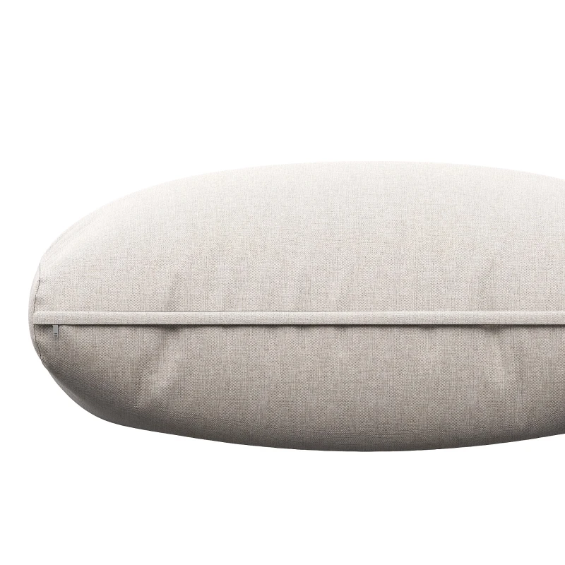 Juego de Muebles de Jardín para 4-5 Asientos 1 Mesa de Centro de Vidrio Templado Cómodos Cojines y Almohadas Beige