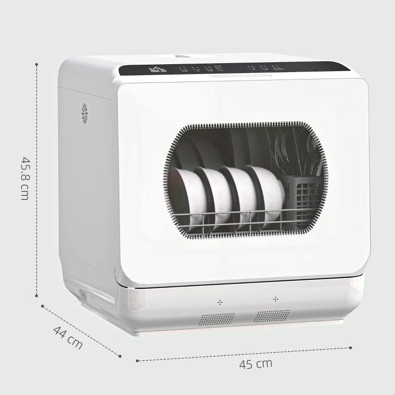 HOMCOM Multi-Program 6L Tabletop Dishwasher(m-3)