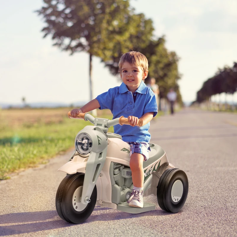 AIYAPLAY Elektrische Kindermotor, 6V met Muziek en Bubbels, 2,5-3 km/u, voor 2-5 Jaar