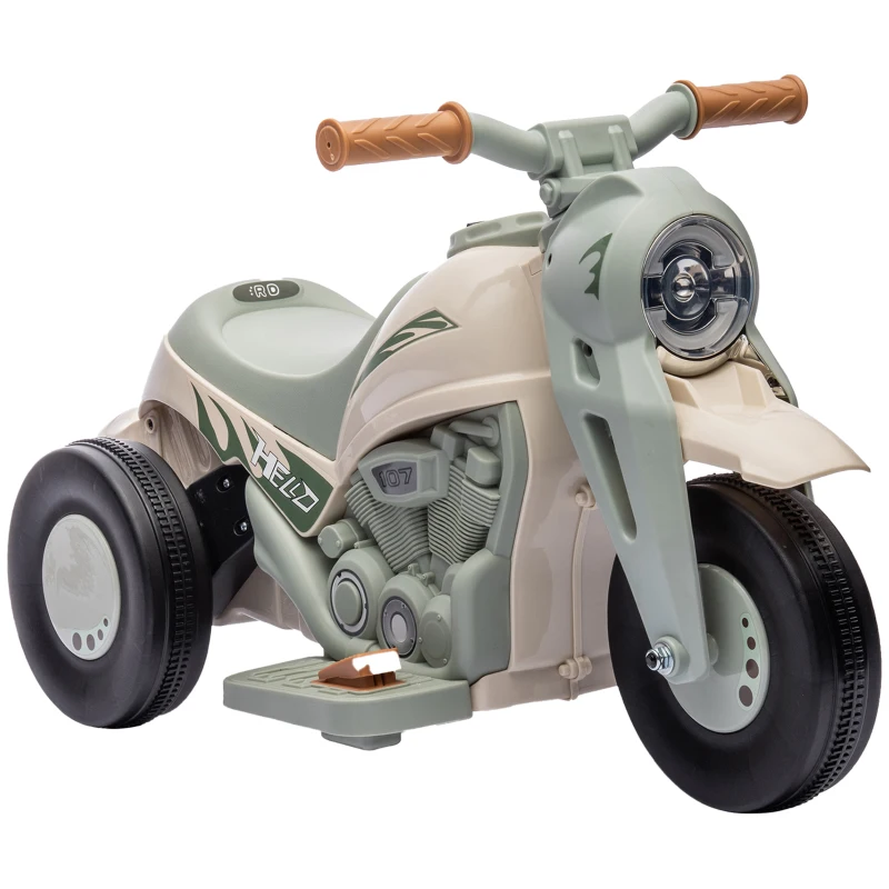 AIYAPLAY Elektrische Kindermotor, 6V met Muziek en Bubbels, 2,5-3 km/u, voor 2-5 Jaar