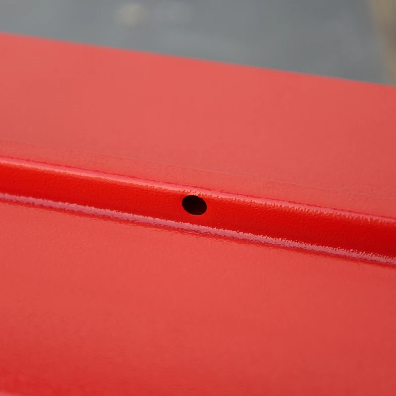 DURHAND Werkzeugkasten Werkzeugkoffer mit 5 Fächern 45 x 20 x 34,5cm Stahl Rot