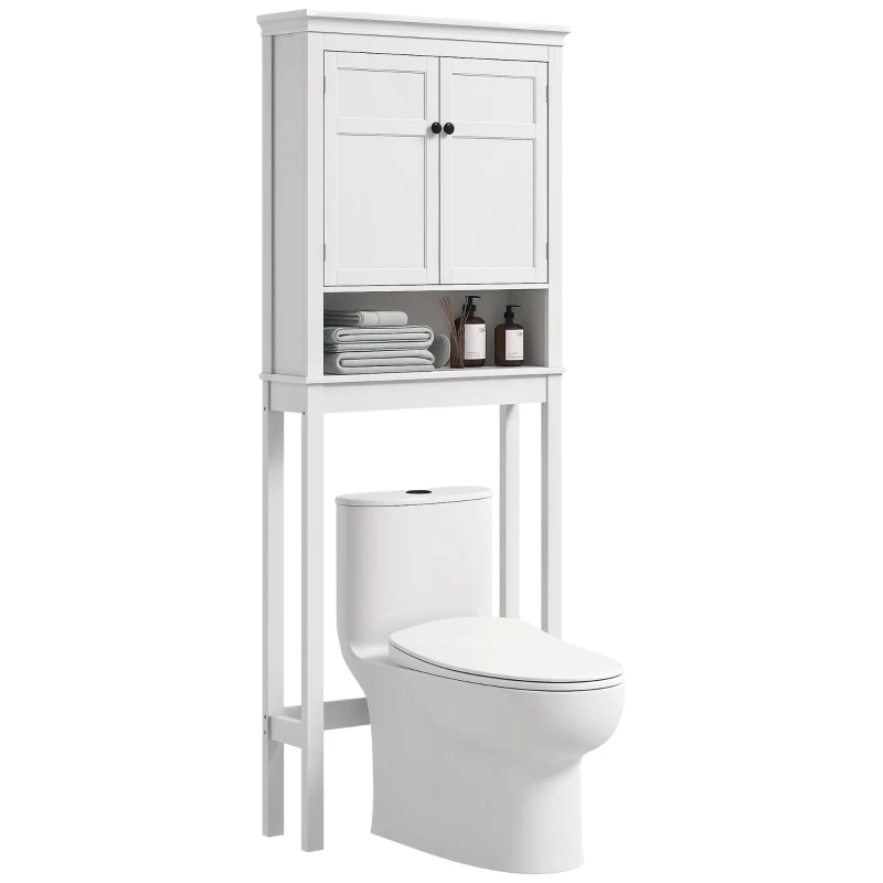 HOMCOM Over-Toilet/Appliance Storage Cabinet - White