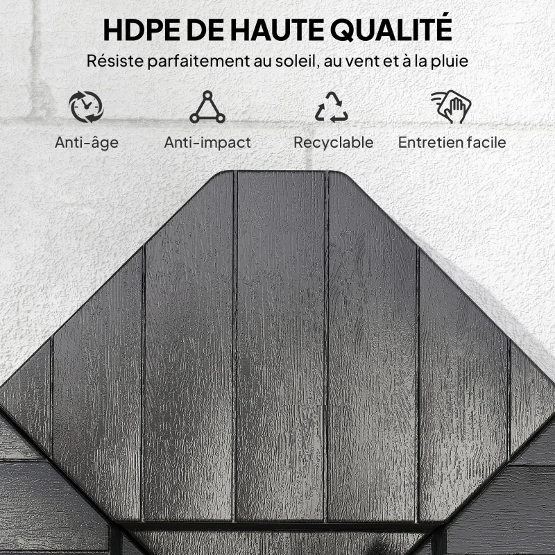 Outsunny Lot de 4 poids de lestage carré pour parasols déportés pieds croix - à remplir d'eau ou de sable jusqu'à 60/80 kg