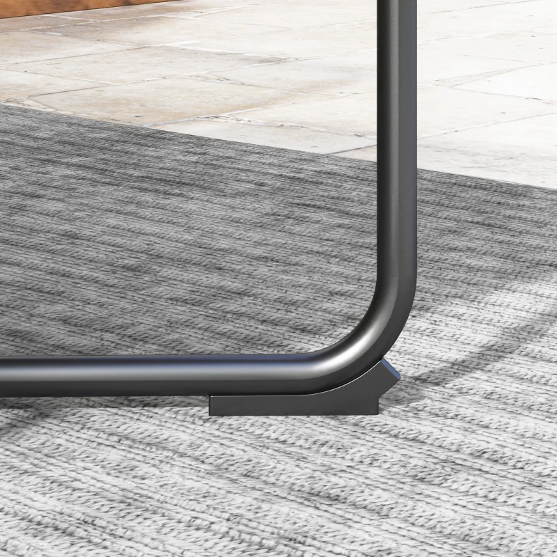 Outsunny Conjunto de Jardín de Ratán Sintético con Sofá de Exterior de 4 Módulos y 1 Mesa de Centro y Cojines Gris