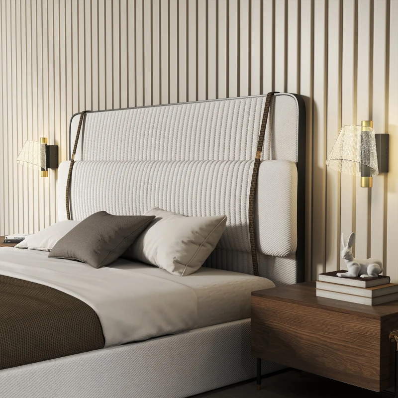 HOMCOM Led Wall Lamp 2 Pack, 5W Modern Indoor Starry Wall Light, Colour Temperature Adjustable 3000K/4000K/6500K, for Bedroom, Living Room, Hallway, Stairs, Black