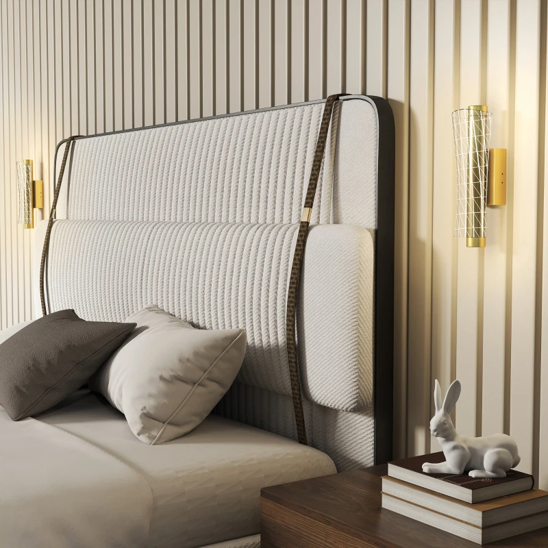 HOMCOM Led Wall Lamp 2 Pack, 9W Modern Indoor Geometric Mesh Wall Light, Colour Temperature Adjustable 3000K/4000K/6500K for Bedroom, Living Room, Hallway, Stairs, Gold Tone