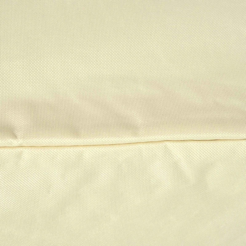 Outsunny Capa Protetora para Banco 2 Lugares Capa Protetora de Móveis Impermeável Exterior Jardim Proteção contra Chuva e Sol 140x84x56/94cm Creme