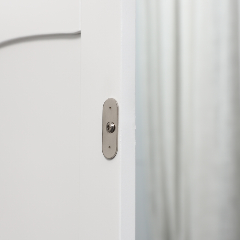 kleankin Meuble colonne de salle de bain avec placard 3 compartiments et tiroir - dim. 34L x 30P x 163H cm - MDF Blanc