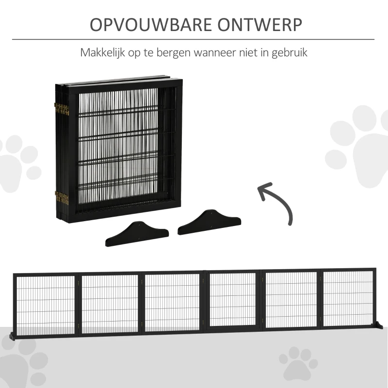 PawHut barrière voor honden 432 cm x 36 cm x 70 cm(m-5)