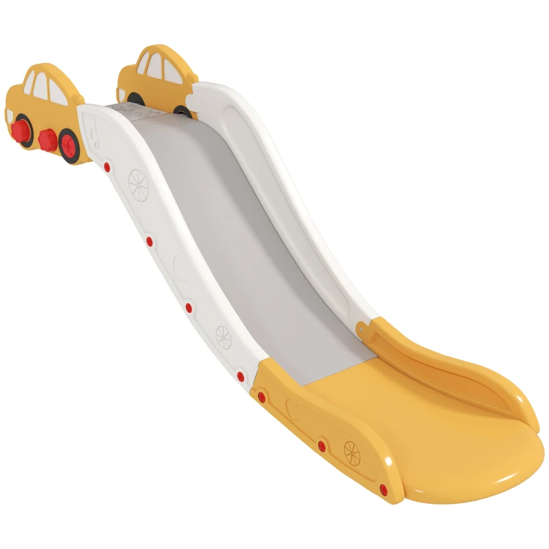 AIYAPLAY Kids Slide for Bed, Sofa, with Extended Length, Easy to assemble and Store, Yellow