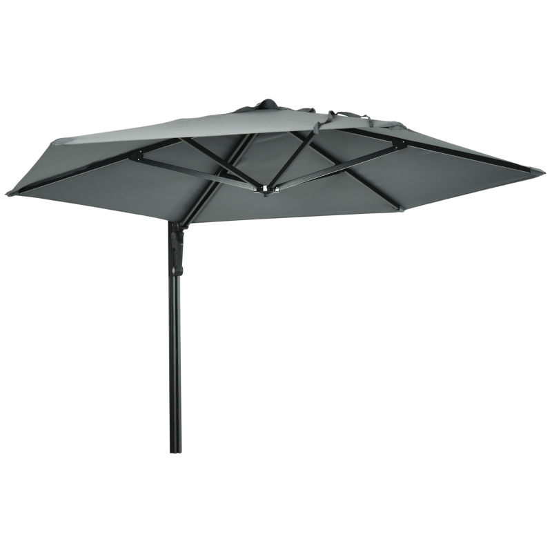 free standing patio umbrella uk 9FT with Crank Lift & Tilt grade frame ensures stability in wind and weather Waterproof The 5 Best Garden Parasols