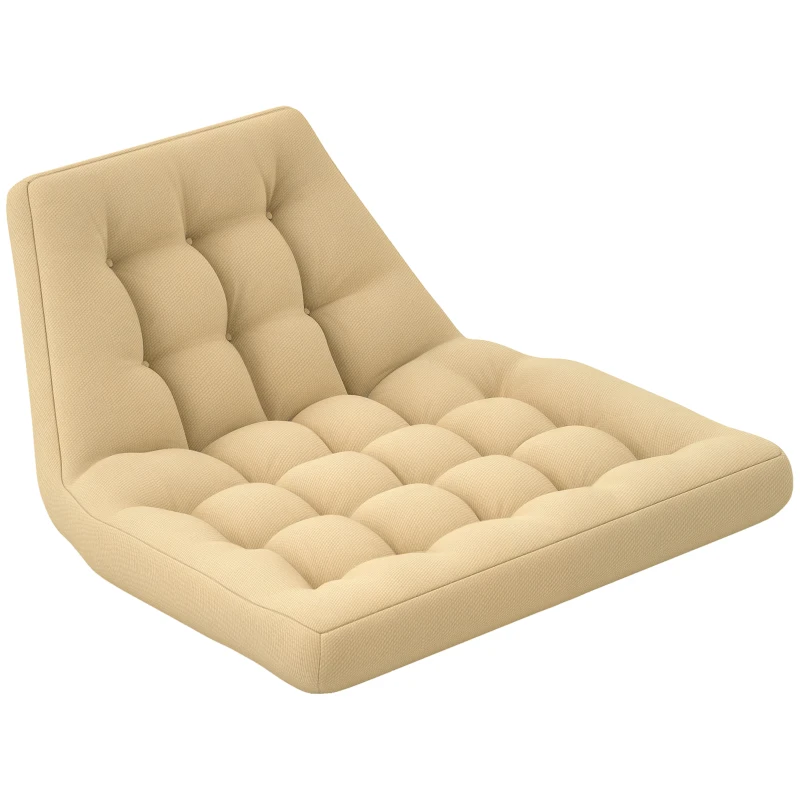 Outsunny Sitzkissen, Außensitzkissen für Hängekorb und Schaukelstühle, Outdoor-Polsterkissen, Beige