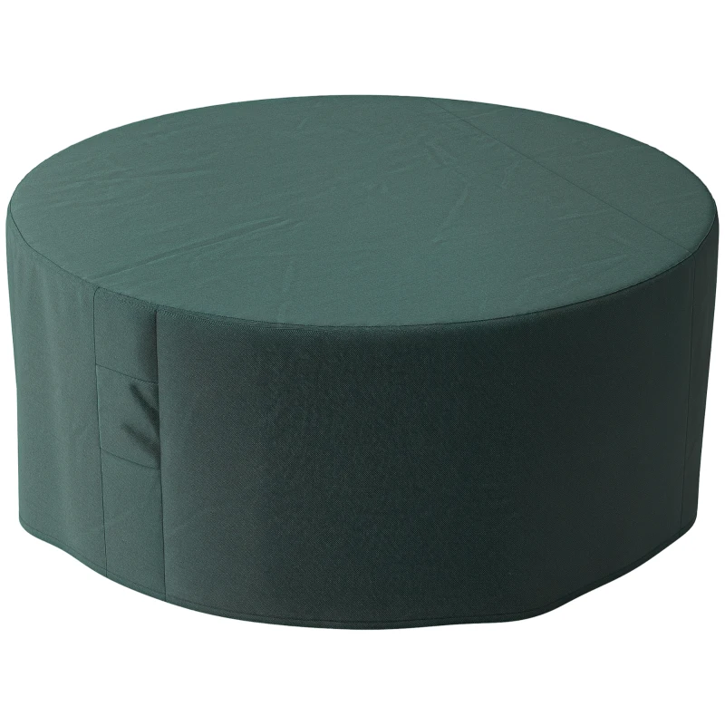Outsunny Garden Patio Large Furniture Set Round Cover 600D Oxford Waterproof, Ф193 x 80H cm, Green