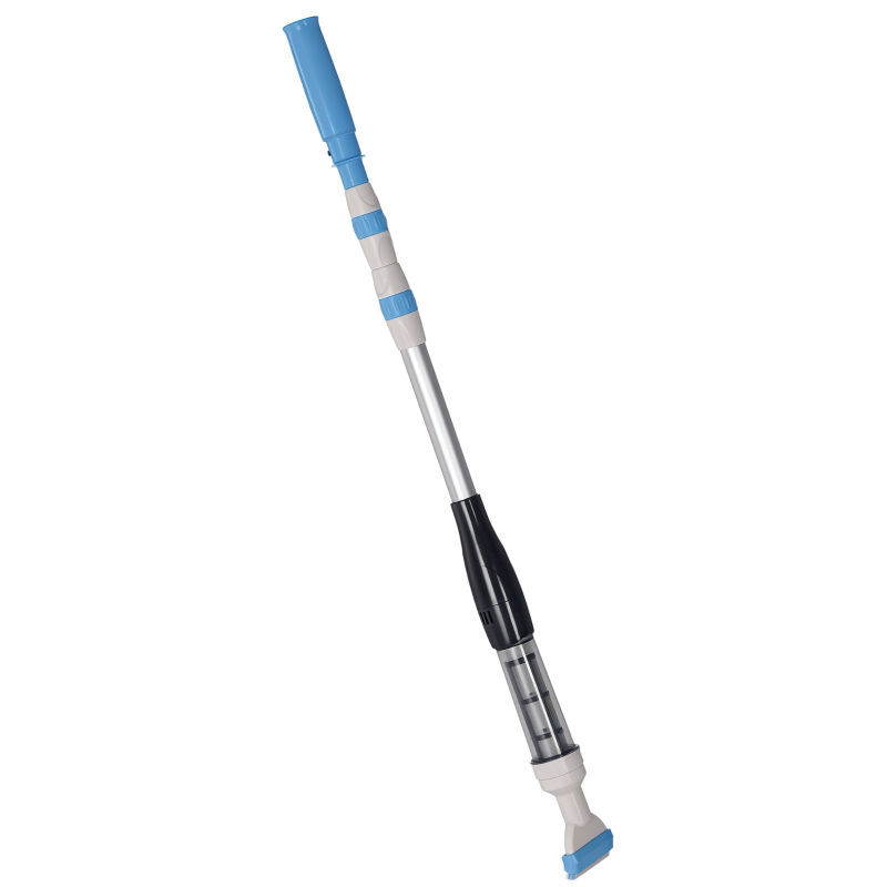 Outsunny Limpador Elétrico para Piscinas de Alumínio Aspirador de Piscina Manual com Escova e Poste Telescópico Ø6x162 cm Multicor