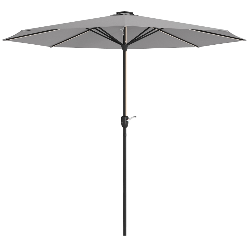 amazon uk patio umbrellas HARICSET Umbrella Outdoor Patio Garden Parasol Heavy Duty Performance Polyester Fabric Sun Shade That Fits Most Umbrella Table And Stand(Size:2.5 * 2.5m(45Lbase),Color:white light) Garden Outsunny 2.6 m Garden Parasol