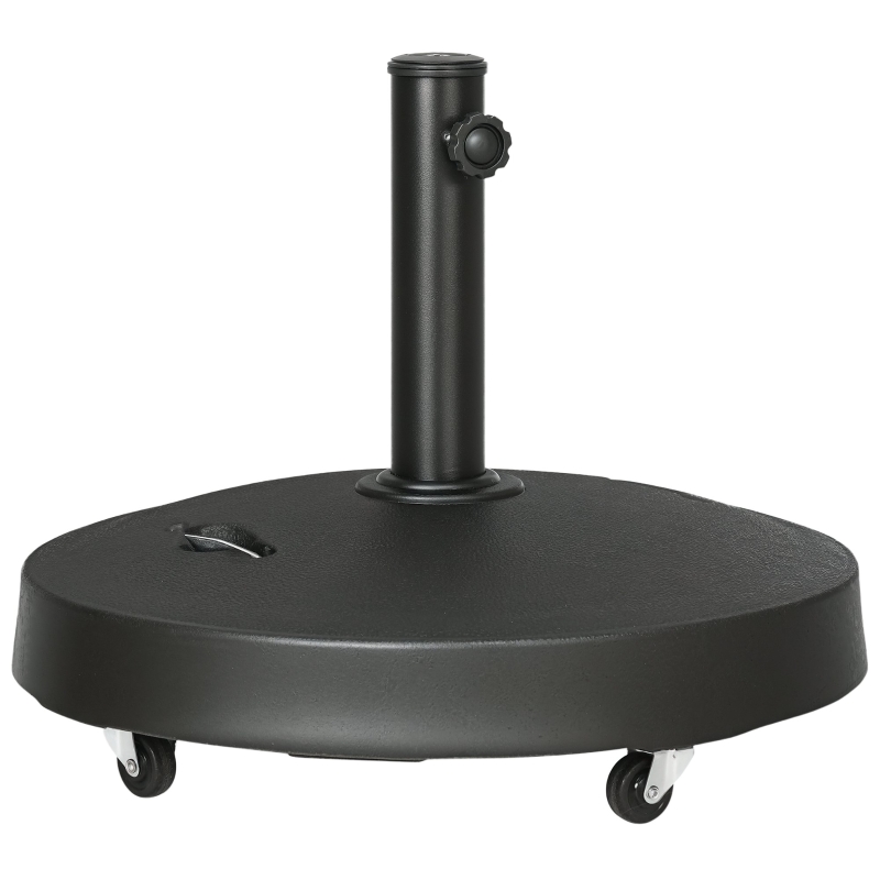 pied de parasol rond
