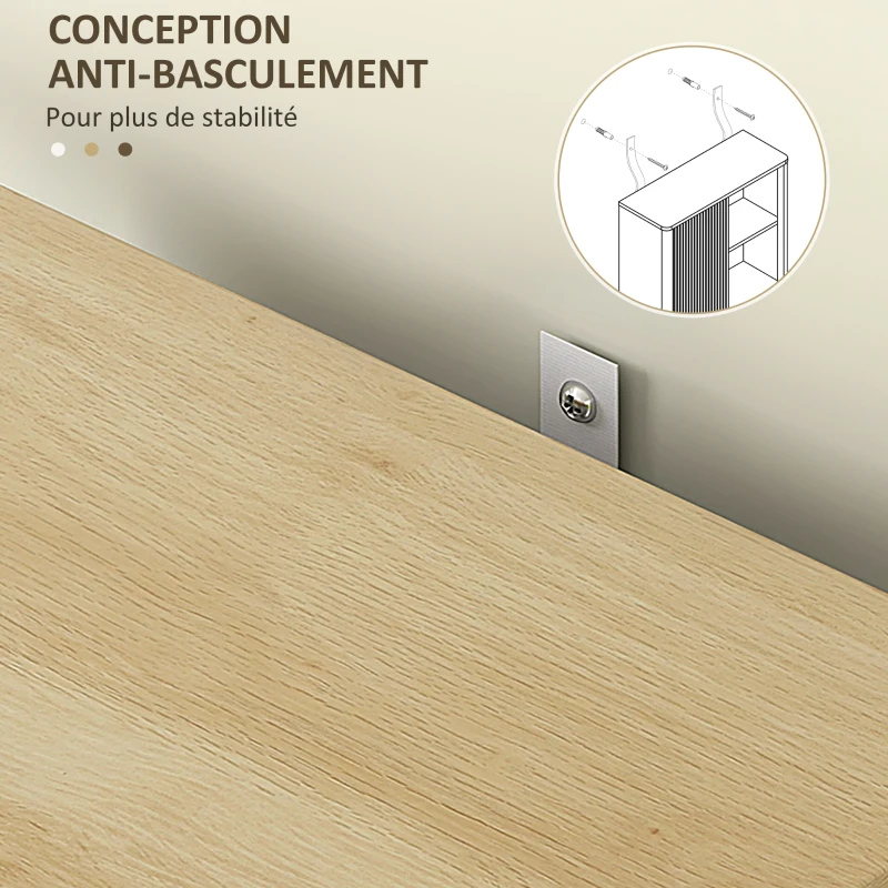 HOMCOM WC-Regal über Toilette mit Schiebetür, Fächern und verstellbarem Regal, weiß