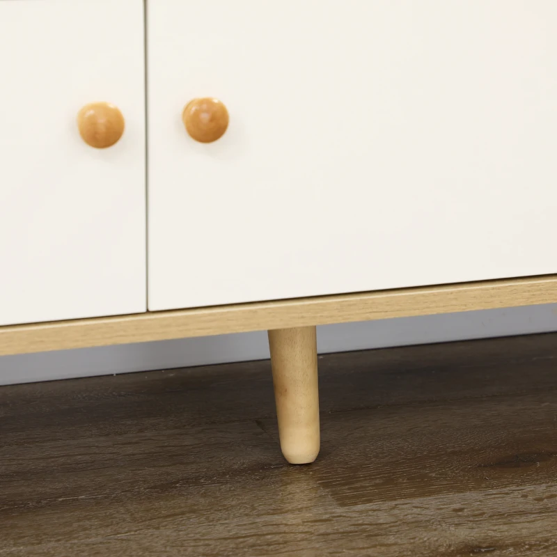 HOMCOM Küchenschrank für Mikrowelle mit 2 Schränken und Schublade, 90x30x94cm, aus MDF