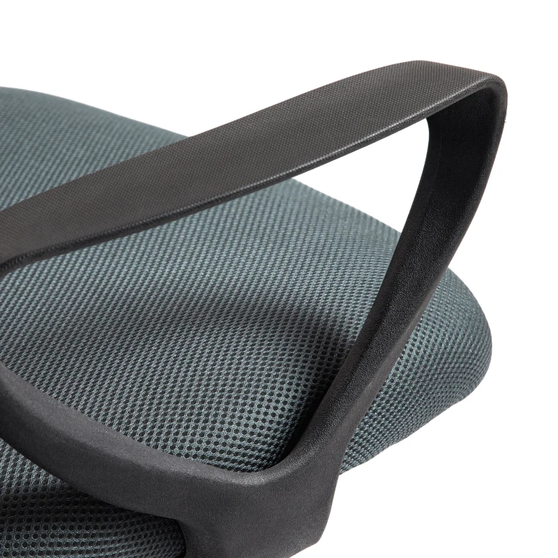 Vinsetto Chaise de Bureau Ergonomique avec Accoudoirs et Repose-Pieds Réglable en Hauteur Tissu Mesh Gris