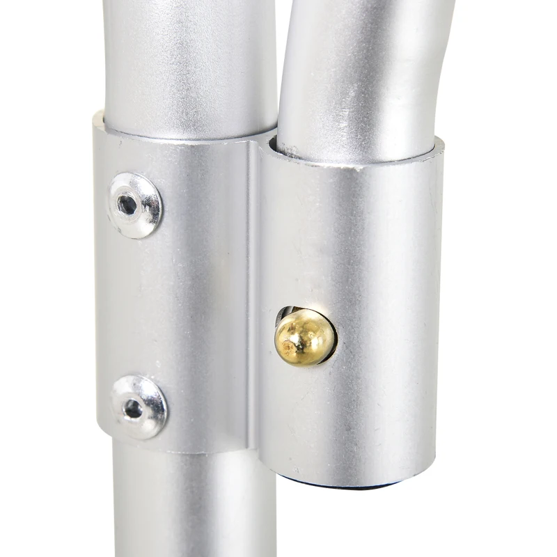 Homcom Scaun Dus/Cada – Reglabil, Cu Spatar & Brate de Sprijin