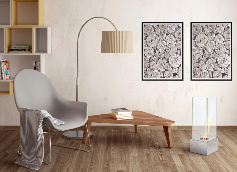 STONES Șeminee cu bioetanol 25cm X 25cm H. 65cm