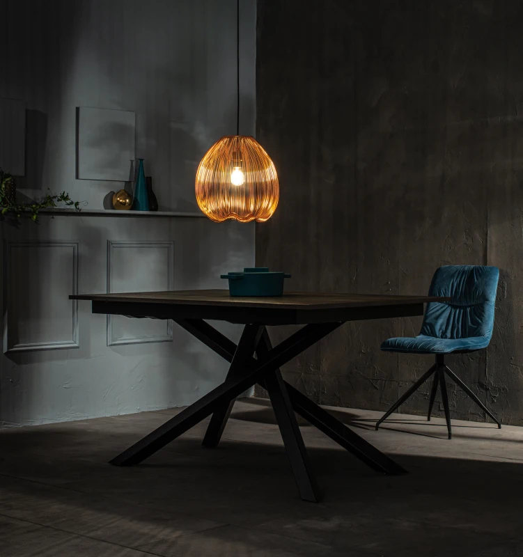 STONES Lampă suspendată 35cm X 35cm H. 150cm