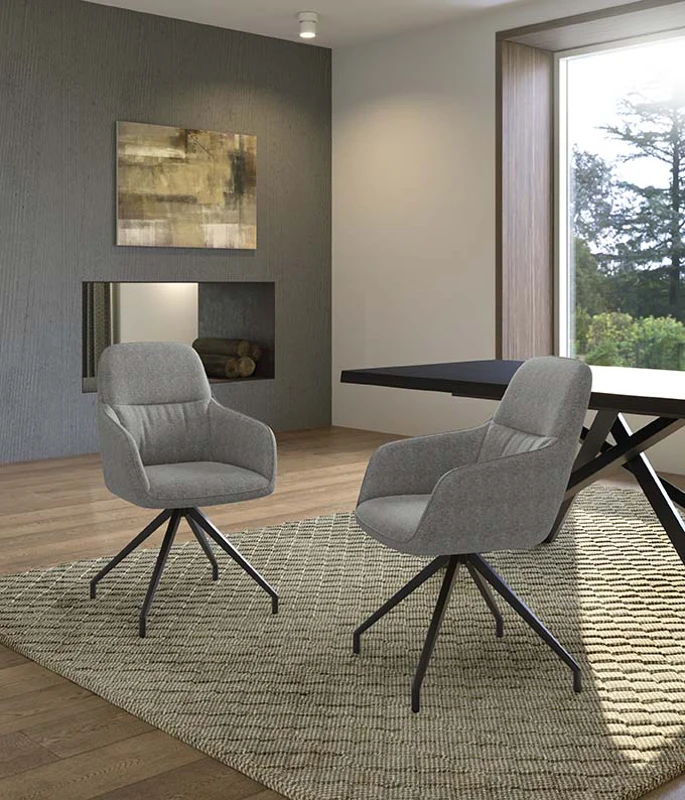 STONES Scaun din material textil 56cm X 56cm H. 87cm