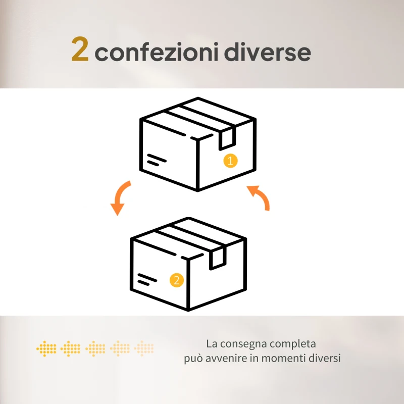 Outsunny Set Salotto in Rattan da Giardino con Divano Modulabile, Cuscini e Tavolino da Caffè, Grigio