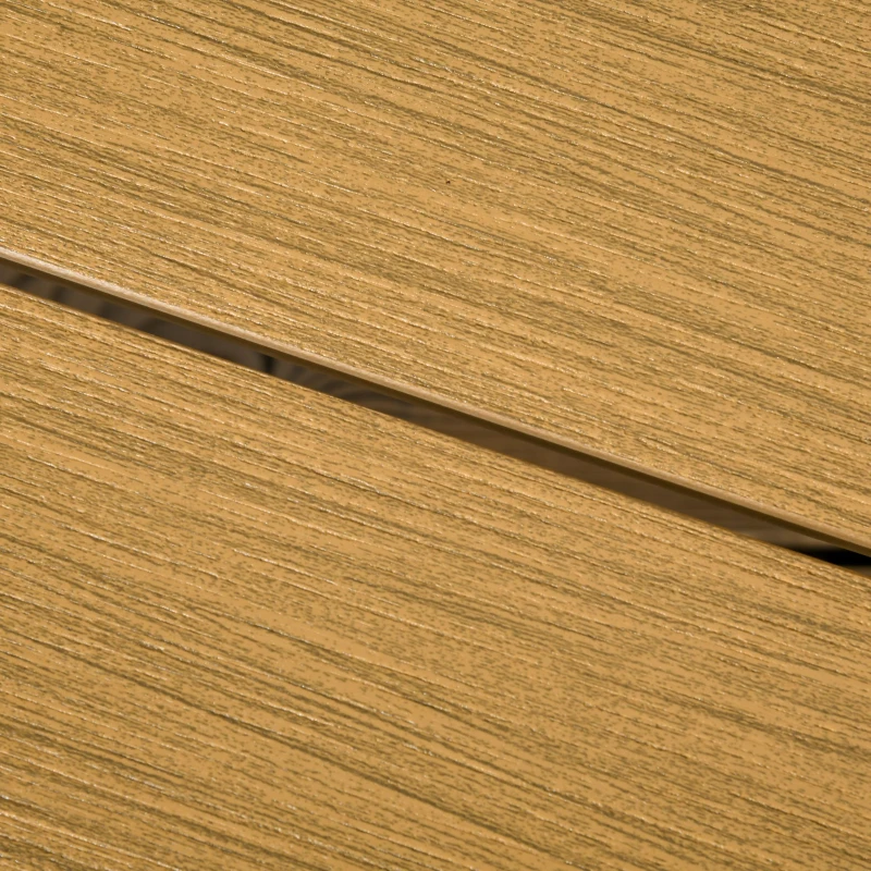 Outsunny Conjunto de Muebles de Jardín de Ratán Sintético con Sofá de 2 Plazas 2 Sillones y Mesa de Centro Gris