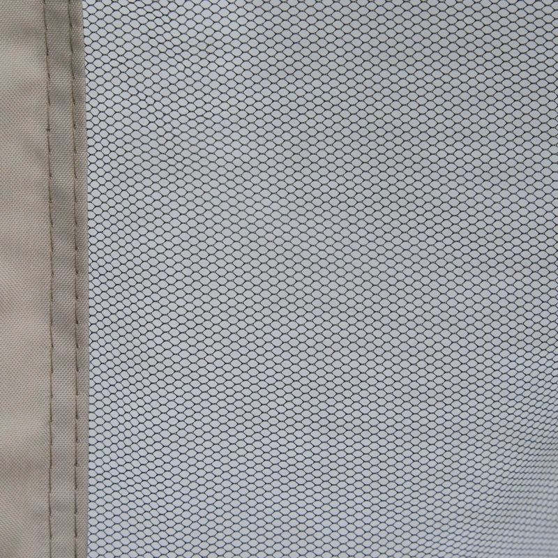 Outsunny Tonnlle de jardin barnum pavillion de jardin 3 x 3 double Toit avec moustiquaires amovibles imperméable gris