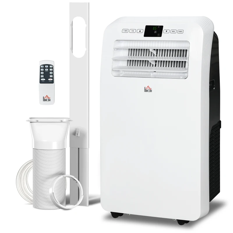 HOMCOM 12,000 BTU Three Mode Portable Air Conditioner - White