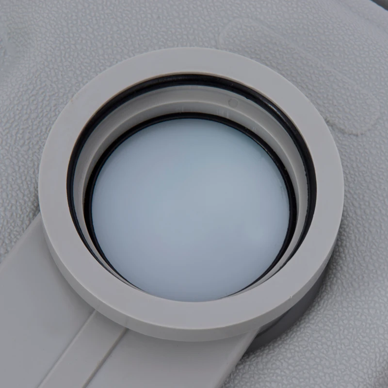 HOMCOM Campingtoilet, 20 L Mobiel WC, Campingtoilet met spoel- en afvoertank, 35,5 x 41 x 42,5 cm, plastic, grijs