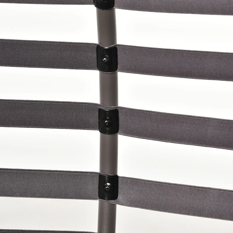 Krzesło ogrodowe Outsunny papuga, krzesło do koszyka 2-osobowego z poduszką, składany kosz