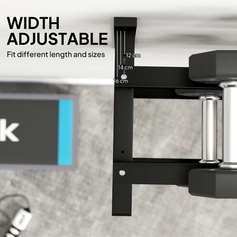 SPORTNOW Suport de Gantere Montat pe Perete, Capacitate de 70 kg