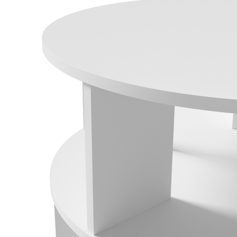 Rotating Shoe Rack with 5 Tiers, Ample Storage Space, Versatile Storage for Shoes, Books, and More, 60L x 60W x 115H cm, White