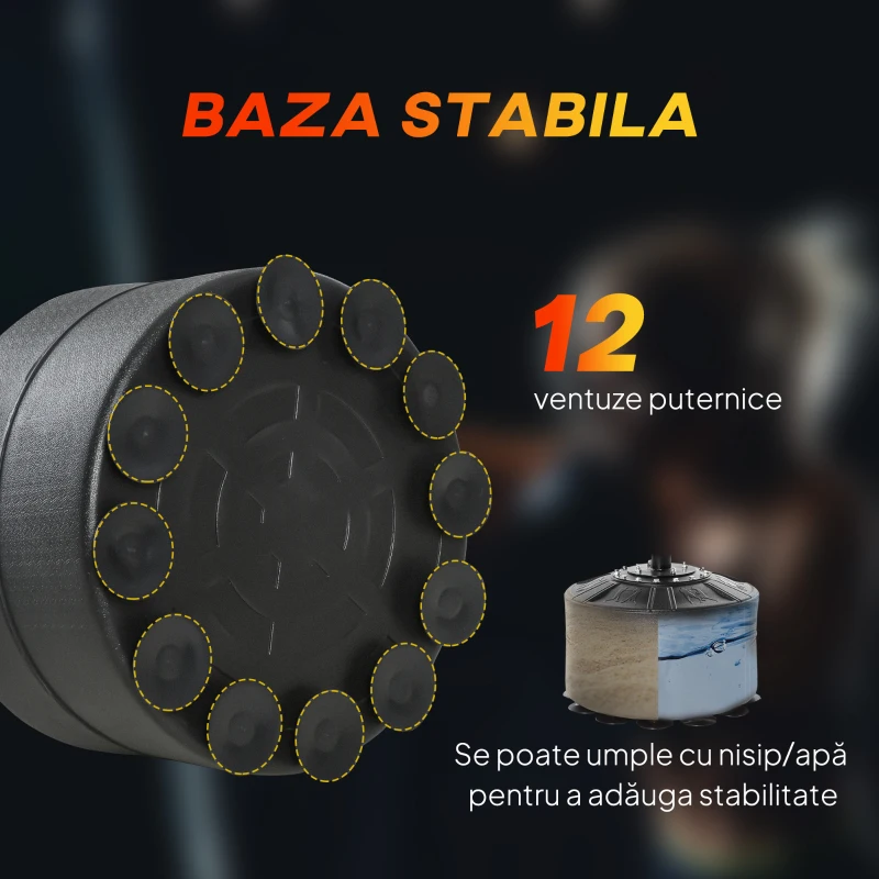 HOMCOM Sac Box de Podea 3 in 1, Inaltime Reglabila 160-230cm