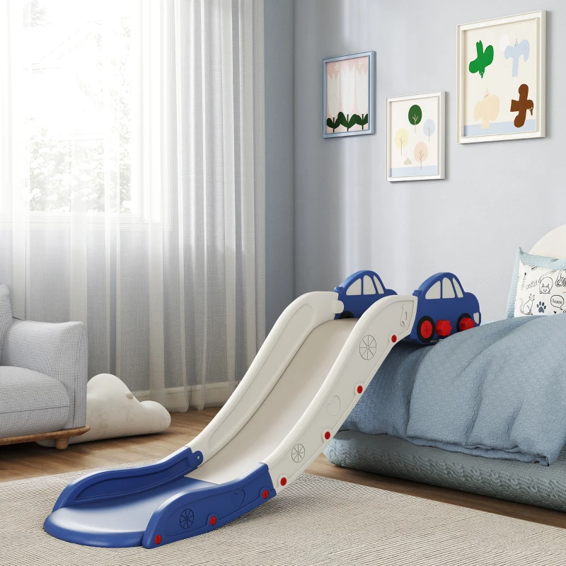 AIYAPLAY Kids Slide for Bed, Sofa, with Extended Length, Easy to assemble and Store, Blue